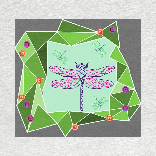 Geometric dragonflies by Wild Geometric